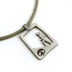 A.T. Hiking Gal Pendant