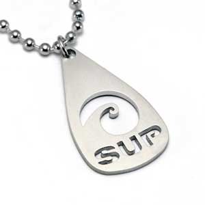 SUP Paddle Ball Chain Necklace