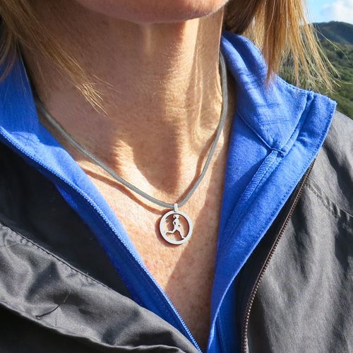Running Gal Necklace - Sage