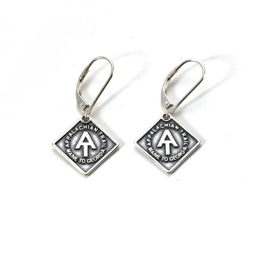 Sterling silver appalachian trail earrings