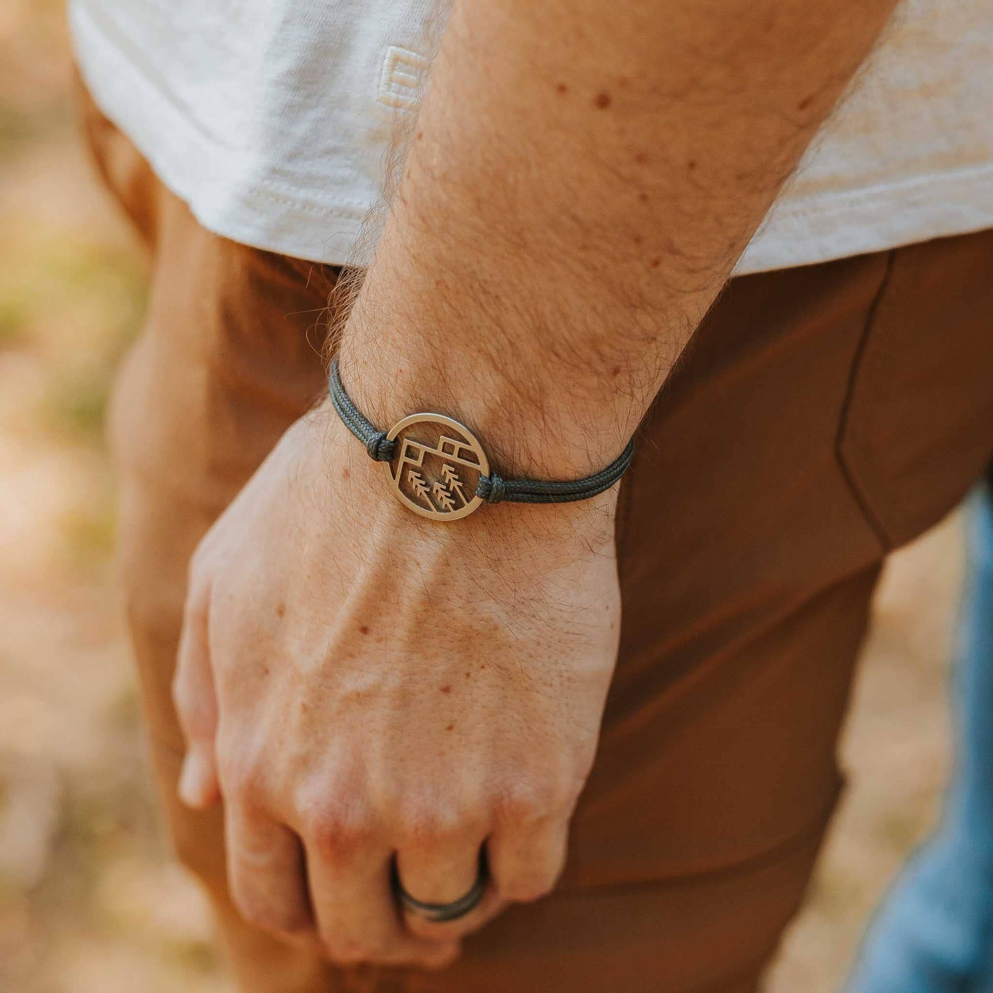 The Happy Camper Geo-Mountain Bracelet