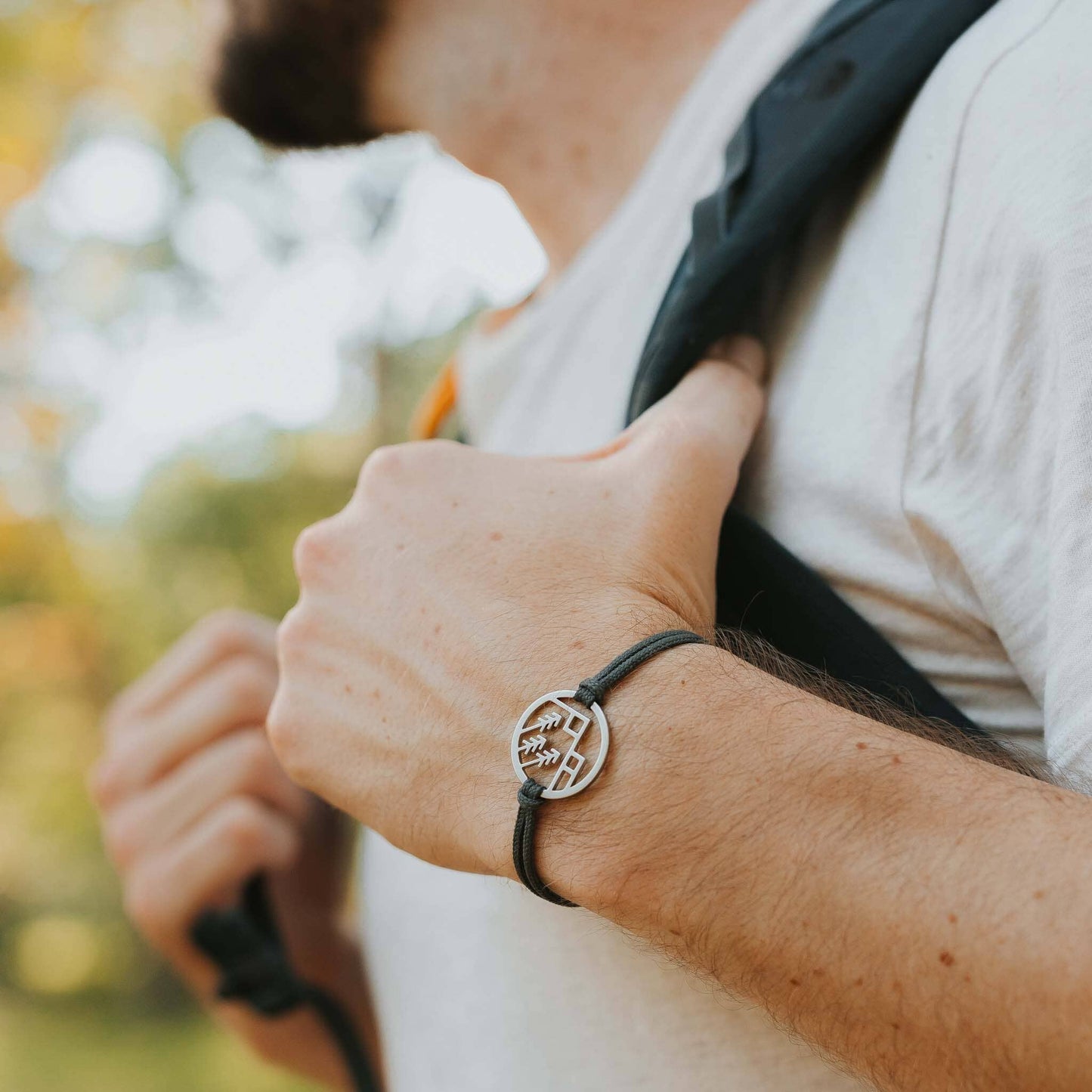 The Happy Camper Geo-Mountain Bracelet