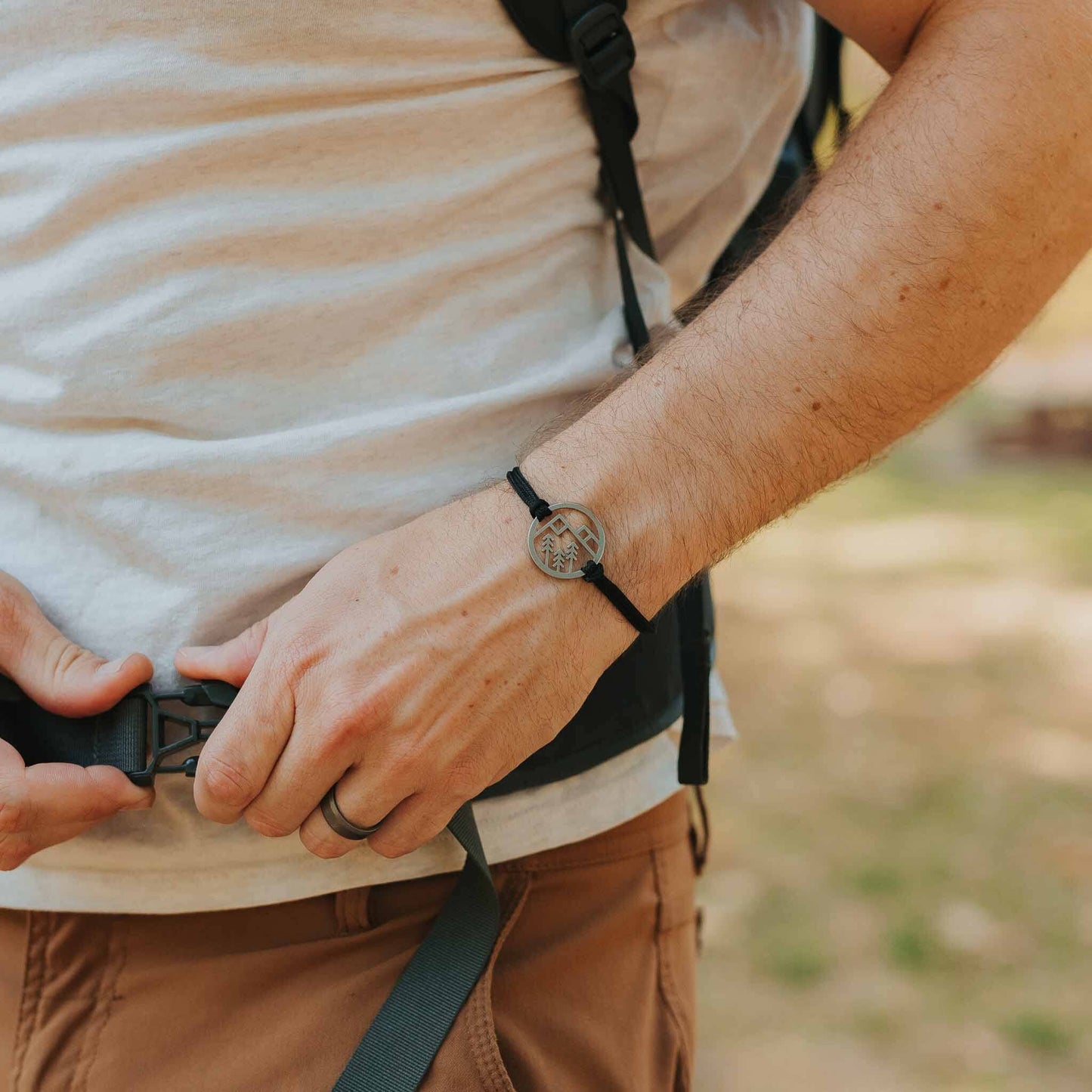 The Happy Camper Geo-Mountain Bracelet