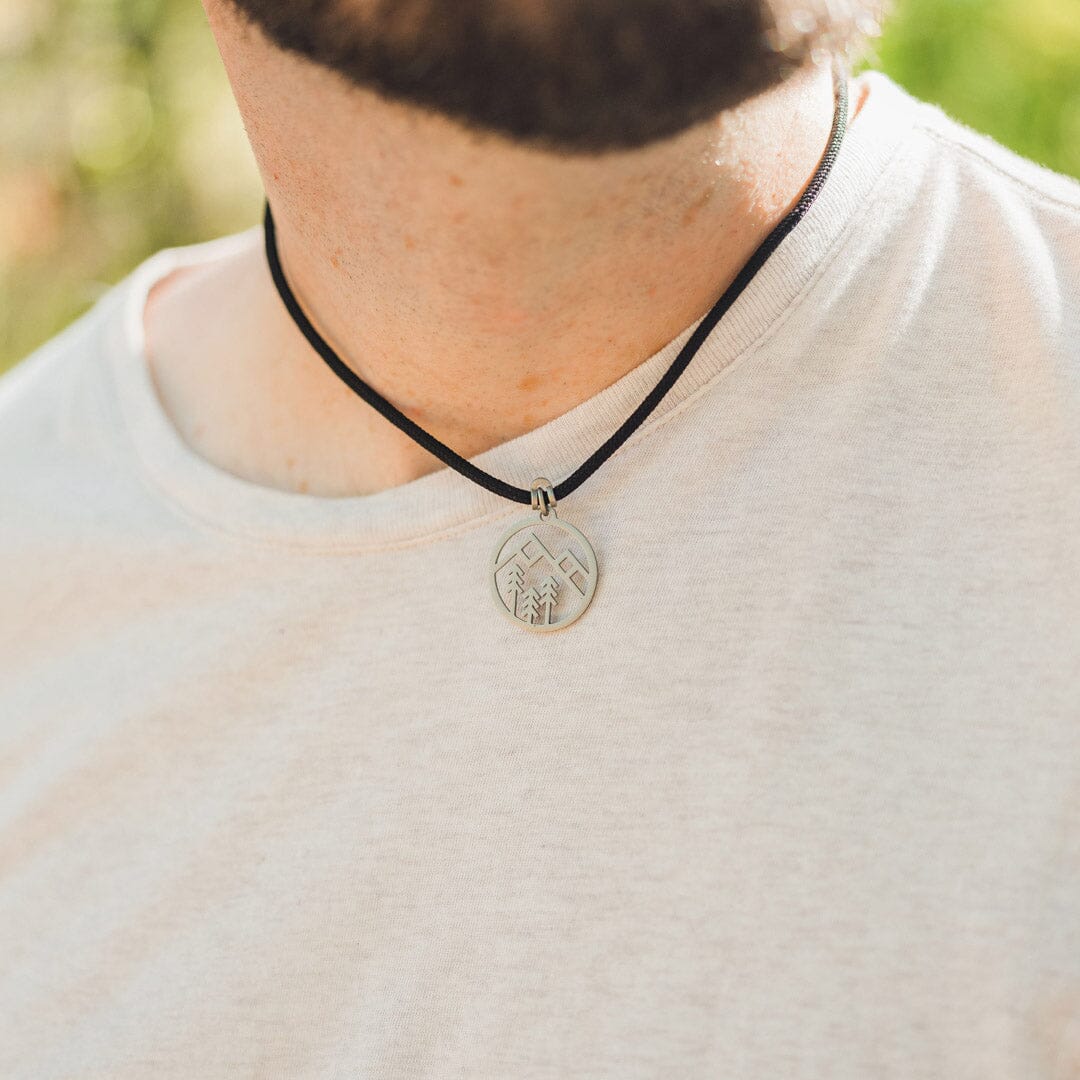 The Happy Camper Geo-Mountain Necklace