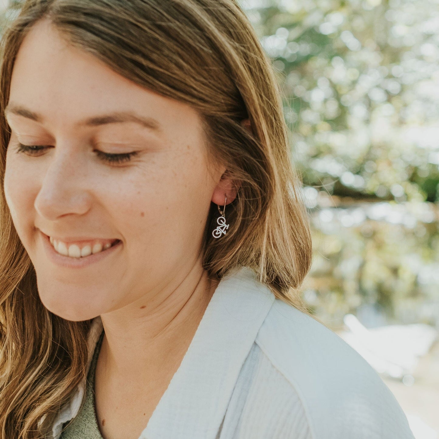 The Mountain Bike Earrings