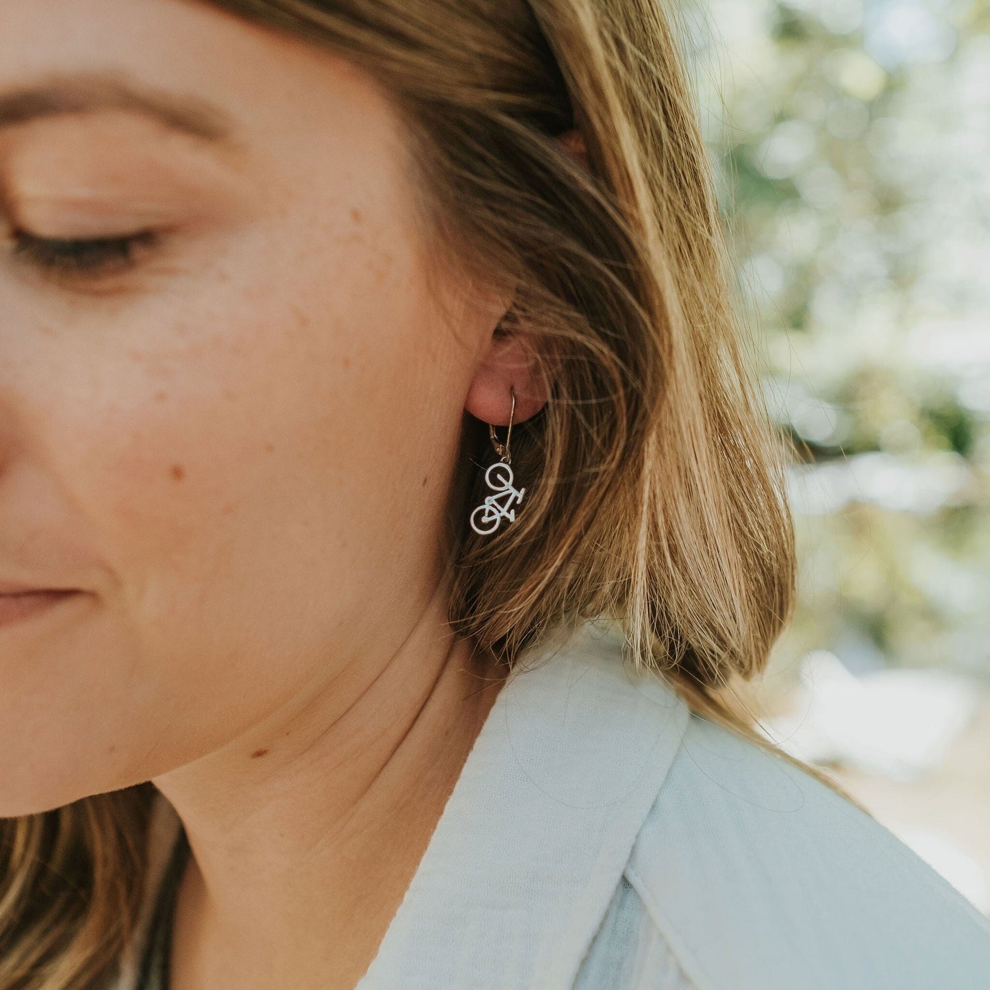 The Mountain Bike Earrings