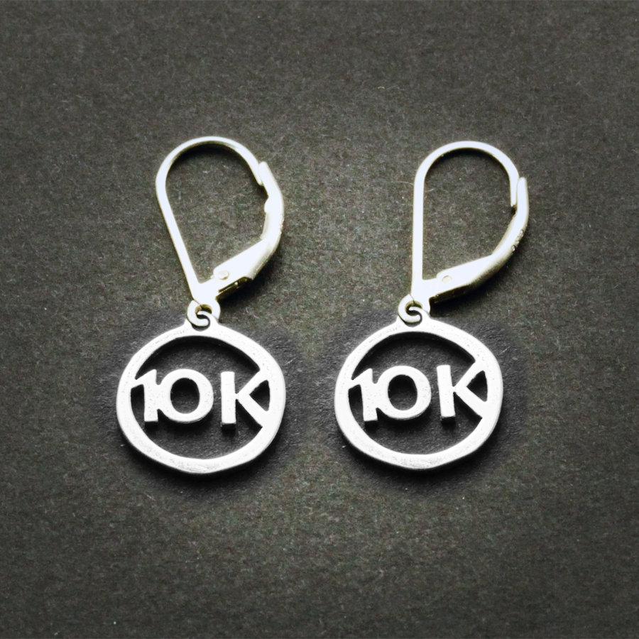 10k Sterling Silver Earrings - Leverback