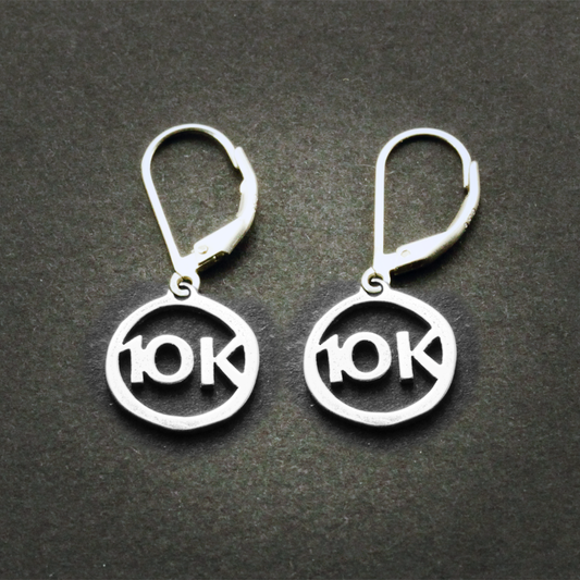10k Sterling Silver Earrings - Leverback