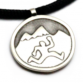 Mountain Run Guy Pendant