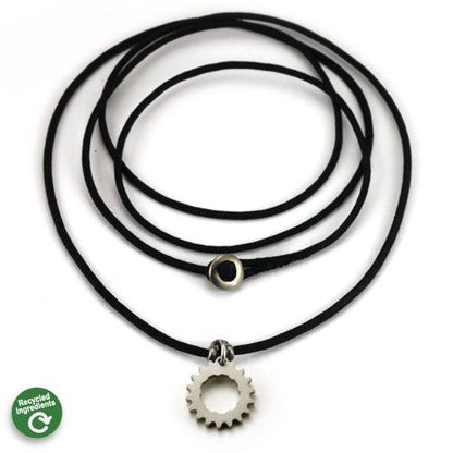 Bike Cog Charm Necklace