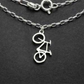 Mountain Bike Charm Necklace