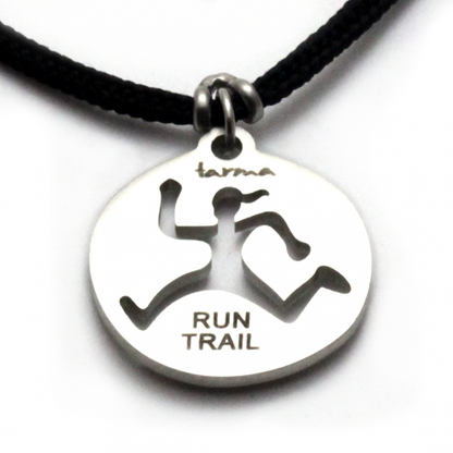 Run Trail Gal Pendant