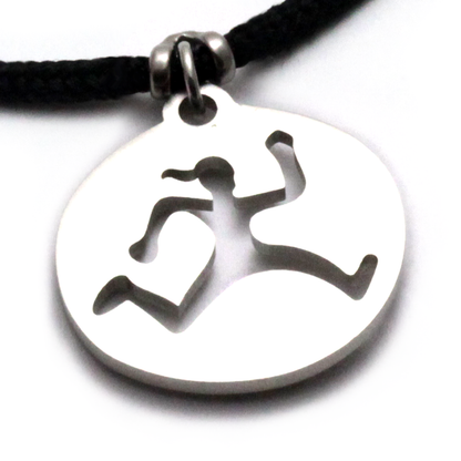 Run Trail Gal Pendant