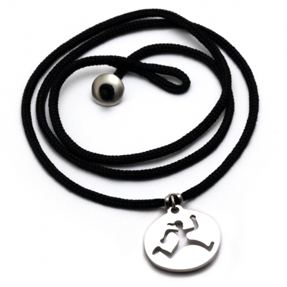 Run Trail Gal Pendant