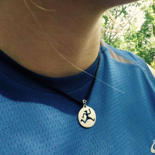 Run Trail Gal Pendant