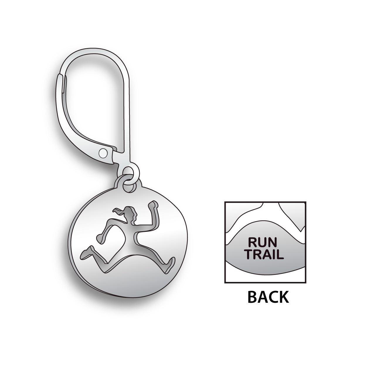 Run Trail Gal Earrings