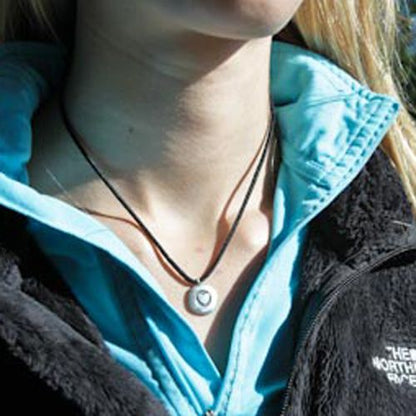 Heart Disc Pendant