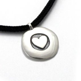 Heart Disc Pendant