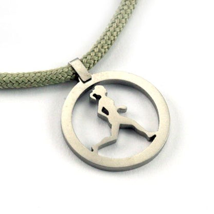 Running Gal Necklace - Sage