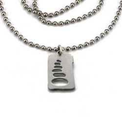 Cairn Charm Ball Chain Necklace