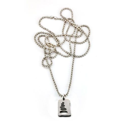Cairn Charm Ball Chain Necklace