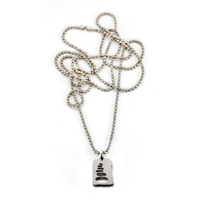 Cairn Charm Ball Chain Necklace