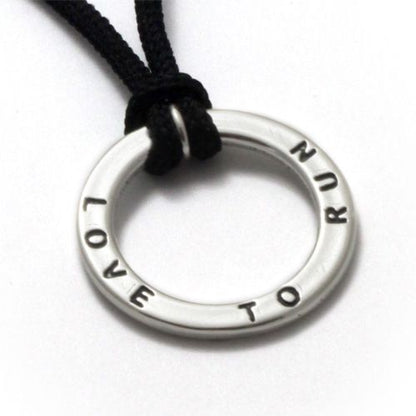 Love to Run Ring Pendant