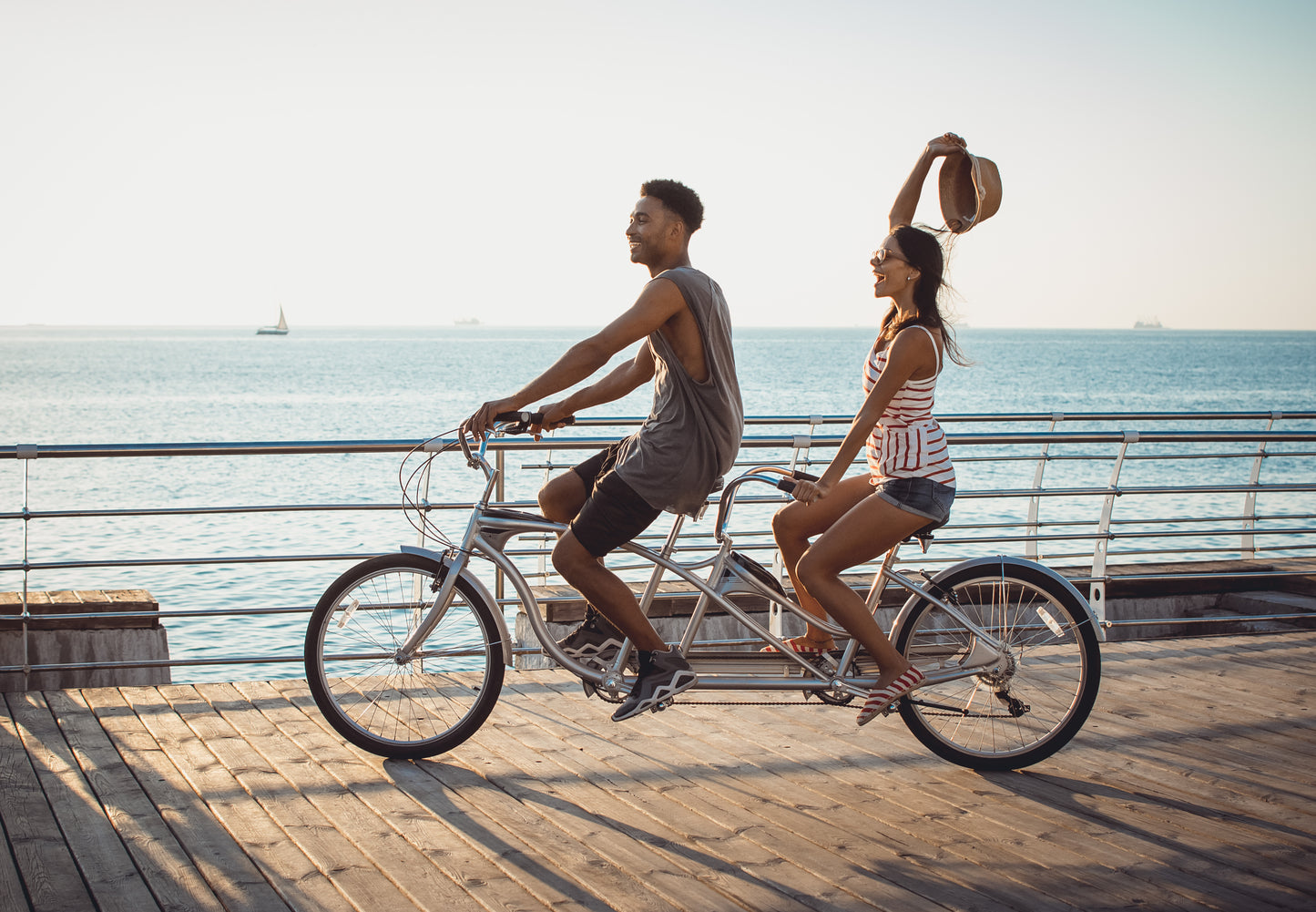 Tandem Bike Necklace