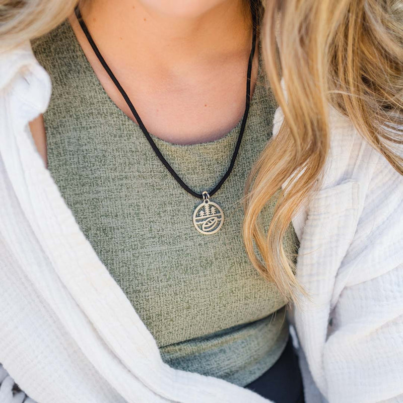 The Happy Camper Canoe Necklace