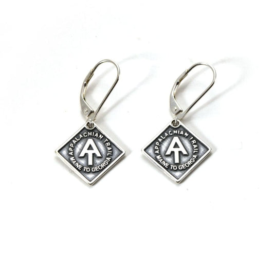 Sterling silver appalachian trail earrings 