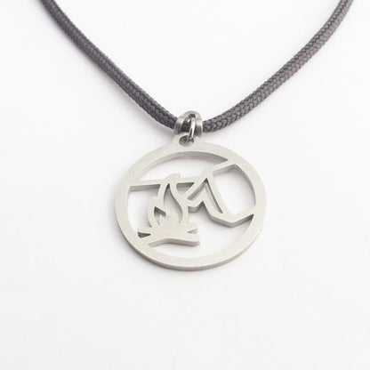 The Happy Camper Campfire Necklace