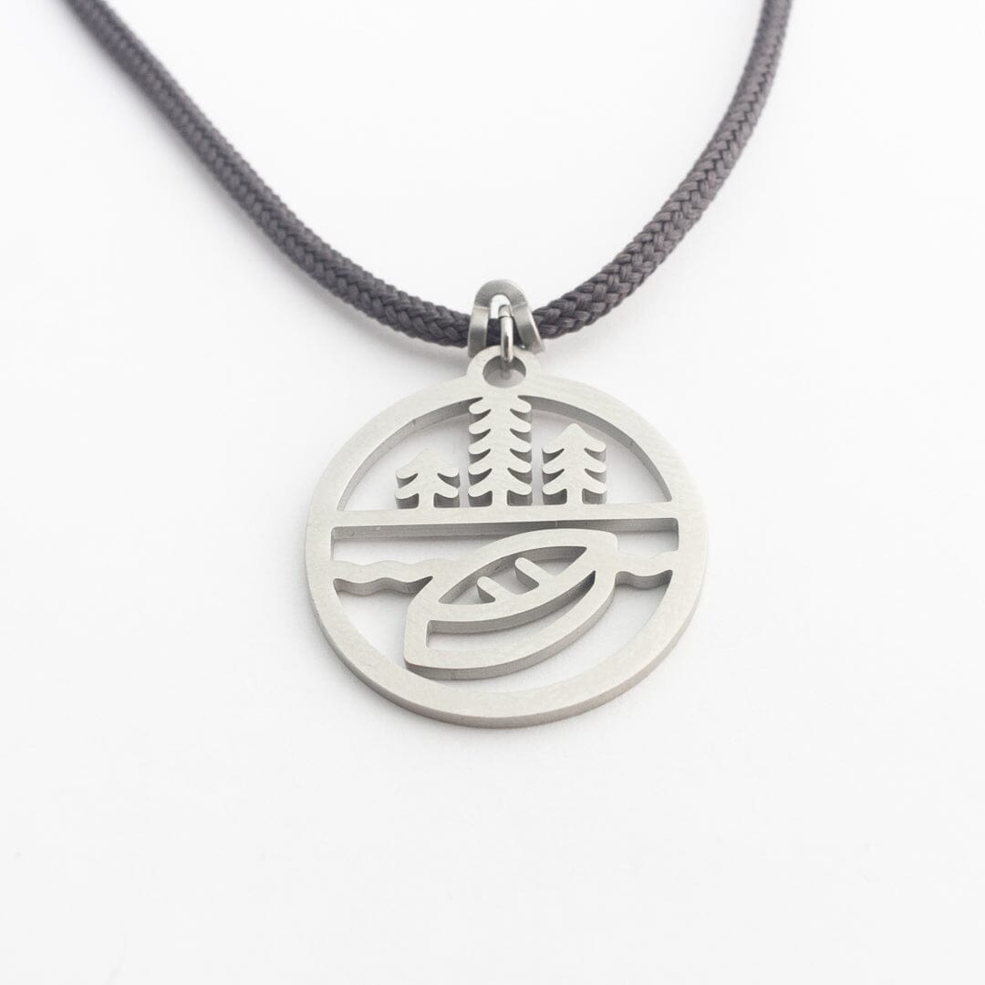 The Happy Camper Canoe Necklace