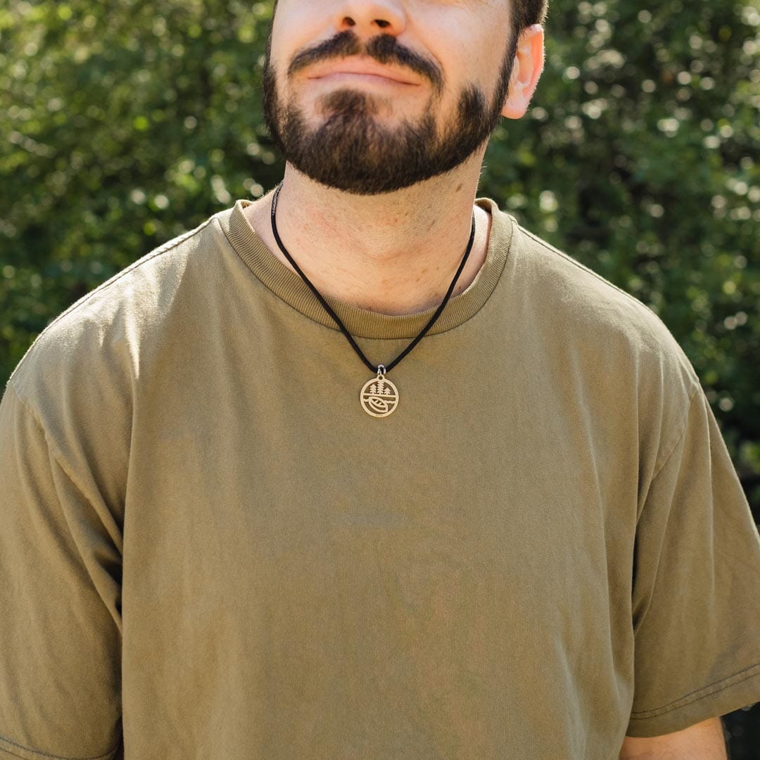 The Happy Camper Canoe Necklace