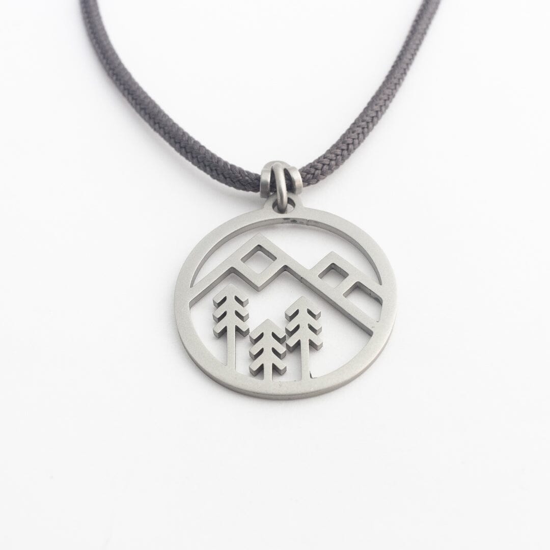 The Happy Camper Geo-Mountain Necklace