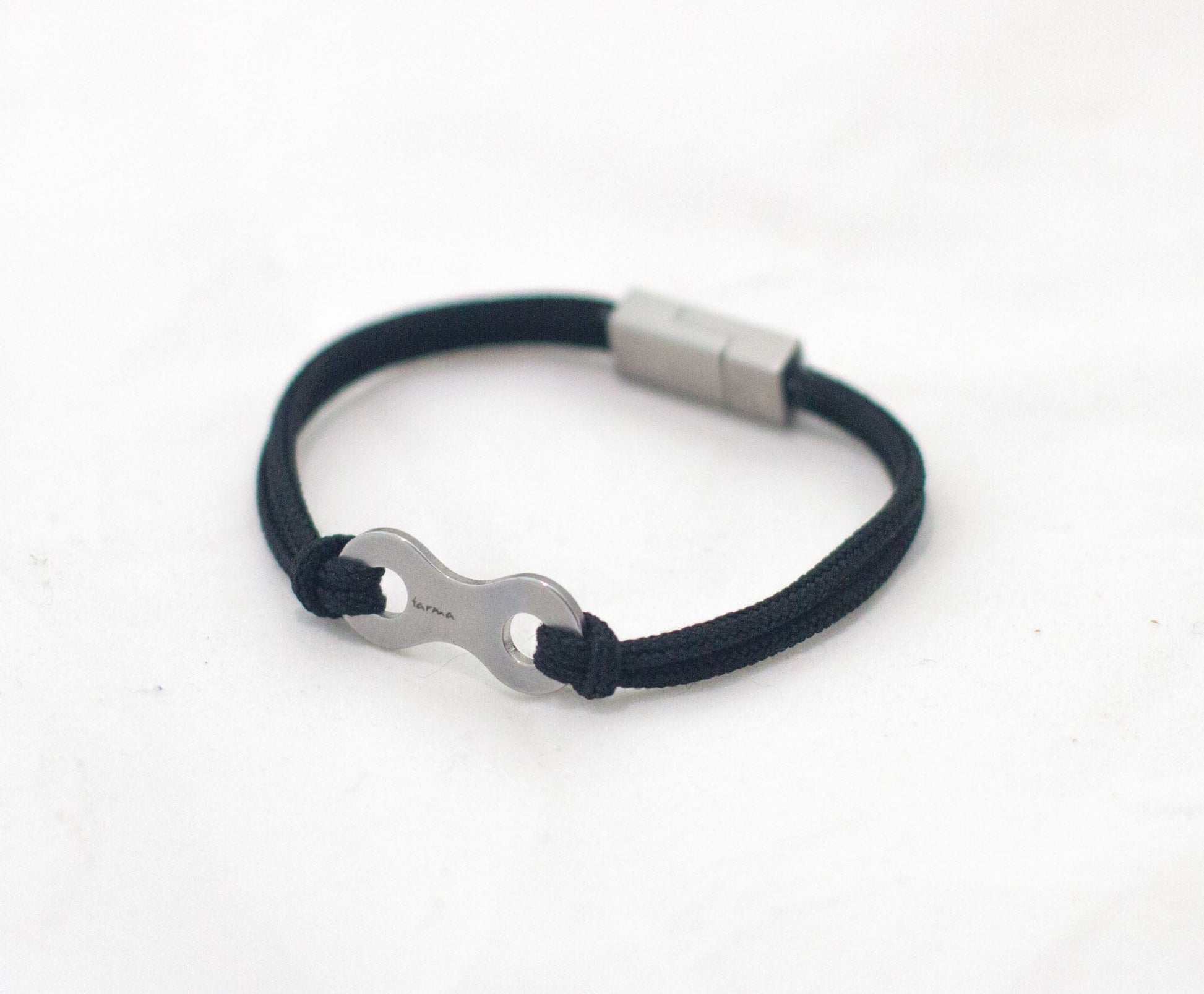 Stainless steel bike link bracelet